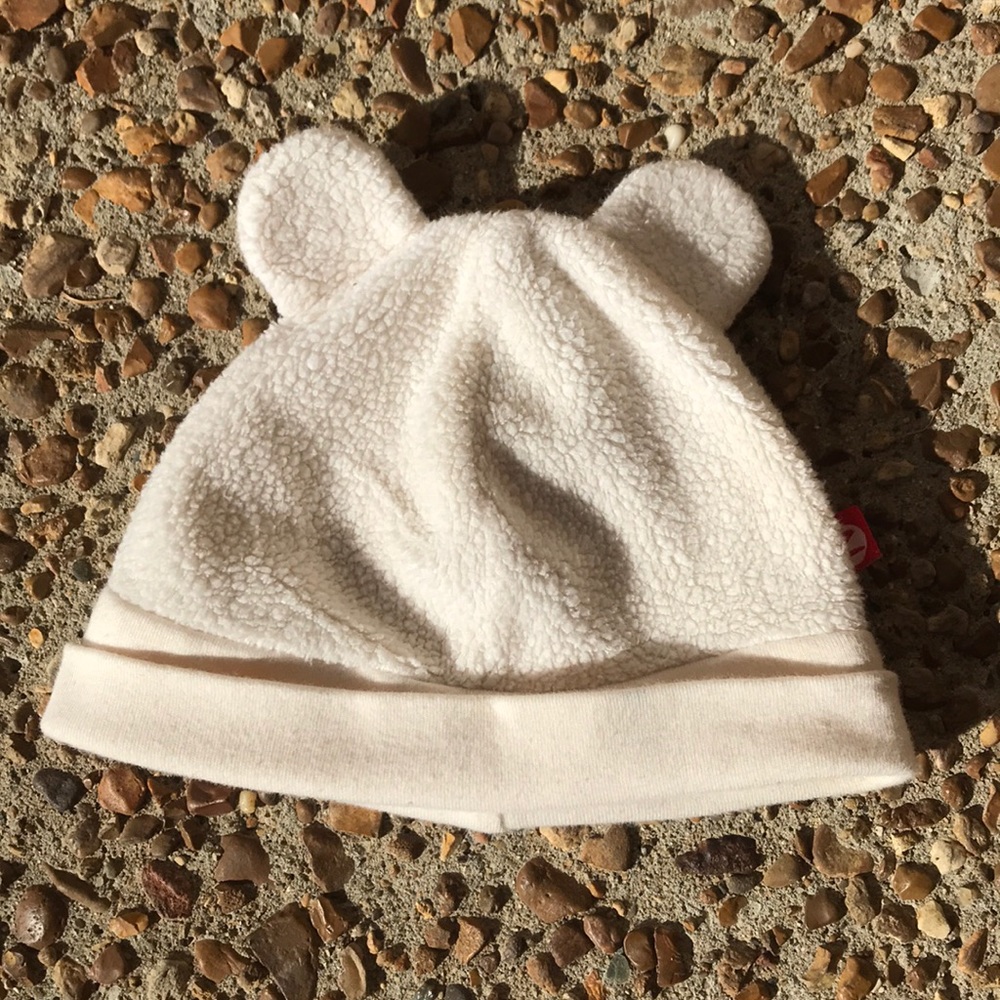 ZUTANO Unisex Baby Fleece Hat 6-12 months / Cream